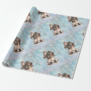 Search for father christmas wrap wrapping paper Blue