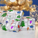 Search for christmas brick wrapping paper Red