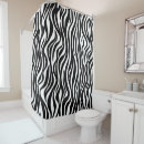 Search for zebra shower curtains White