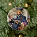 Search for mailman christmas tree decorations Retro