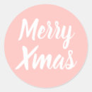 Search for simple christmas stickers Pink