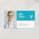 Search for registered nurse business cards Caduceus