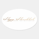 Search for oval gold stickers Script
