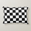 Search for black and white geometric cushions Chequered