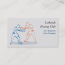 Search for boxing gym business cards Boxer