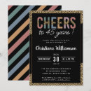 Search for retro surprise birthday invitations Milestone
