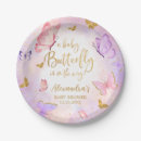 Search for purple butterfly plates Girl