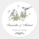 Search for love bird wedding stickers Lovebirds