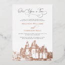 Search for rose gold leaf invitations Bride