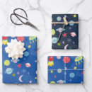 Search for outer space wrapping paper Ufo