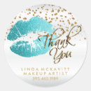 Search for white satin stickers Thank you