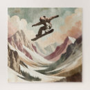Search for snowboard puzzles Mountains