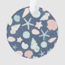Search for seashell christmas tree decorations Blue