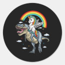 Search for rainbow dinosaur stickers Unicorn