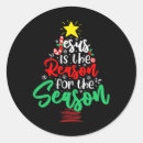 Search for jesus is the reason stickers Festive