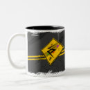 Search for road sign mugs Yellow