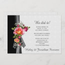 Search for pink ribbon wedding invitations Floral