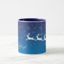 Search for blue reindeer mugs Santa
