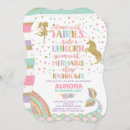 Search for unicorn fairy invitations Whimsical