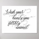 Search for bathroom quote art Black white
