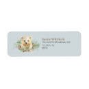 Search for winter blue return address labels Cute