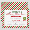 Search for santas list invitations Certificate