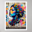Search for psychedelic woman art Flower power
