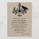 Search for ravens wedding invitations Vintage