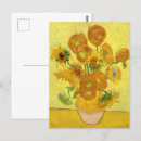 Search for yellow sunflowers postcards Vintage
