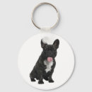 Search for love french bulldog key rings Puppy