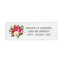 Search for wedding winter return address labels Watercolor floral
