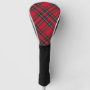 Search for red and black plaid golf head covers Scottish