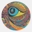 Search for psychedelic 60s stickers Vintage