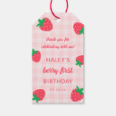 Search for strawberry gift tags 1st birthday