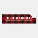 Search for just married bumper stickers Honeymoon