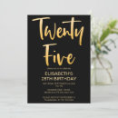 Search for twenty five birthday invitations Adult birthday party
