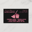 Search for sparkling clean business cards Housekeeper