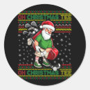 Search for play golf stickers Santa