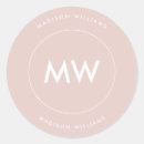 Search for simple name stickers Rustic