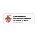 Search for dog valentine return address labels Cartoon