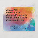 Search for organ donor postcards Transplant