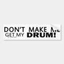 Search for drum bumper stickers Band