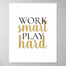 Search for work hard posters Minimalist