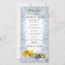 Search for winter wonderland wedding programmes Silver