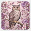 Search for purple bird stickers Owl