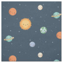 Search for planets fabric Kids