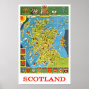 Search for vintage map of scotland posters Britain