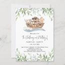 Search for noahs ark birthday invitations Animals