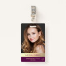Search for purple id badges Company