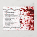 Search for horror 4x5 invitations Gothic